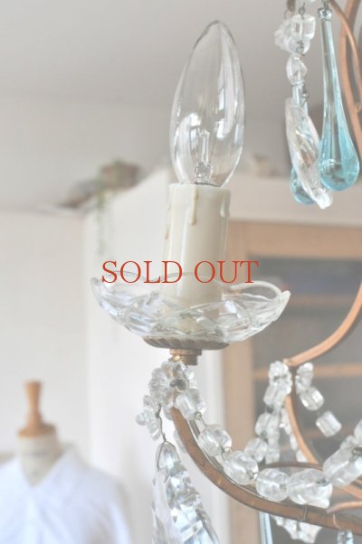 アンティーク ティアーズドロップ シャンデリア