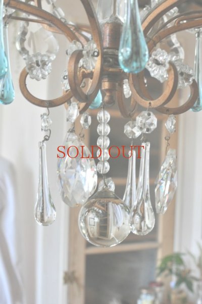 アンティーク ティアーズドロップ シャンデリア