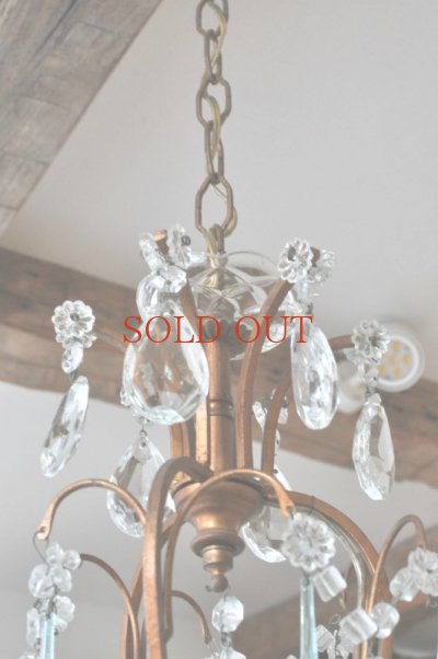 アンティーク ティアーズドロップ シャンデリア