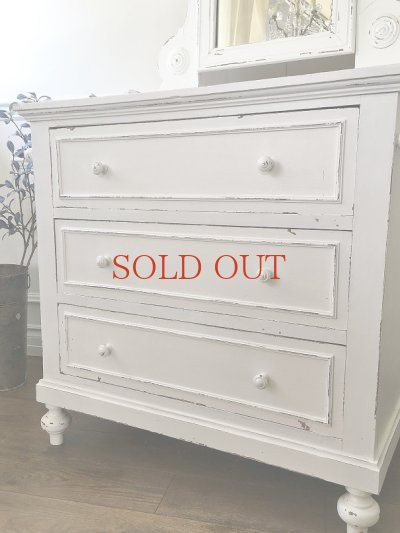 画像5: かわいいクロス掛け付 ドレッサー