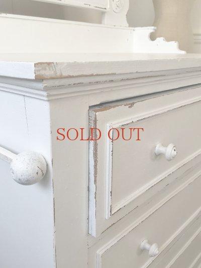 画像8: かわいいクロス掛け付 ドレッサー