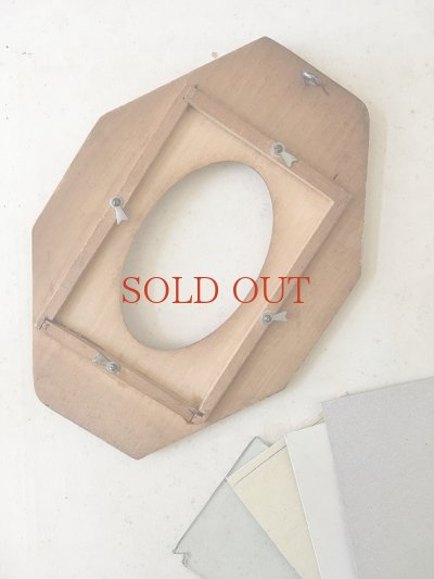 画像7: フランス 手描き模様がかわいい木製フォトフレーム