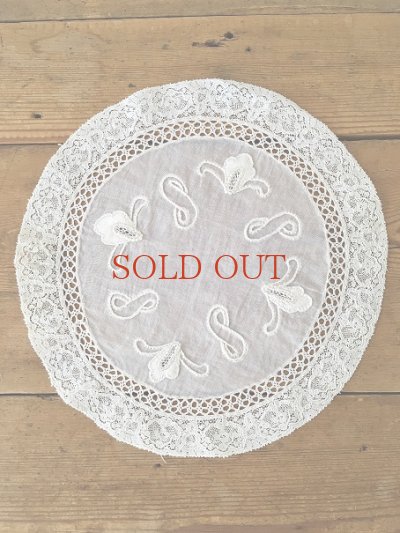 画像4: フランス 繊細な刺繍がかわいいレース