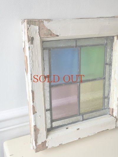 画像4: イギリス デージーガラスがポイントのステンド