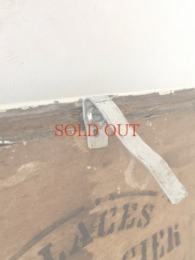 画像8: フランス ホワイト木製ミラー