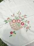 画像3: お花の刺繍がかわいい テーブルクロス