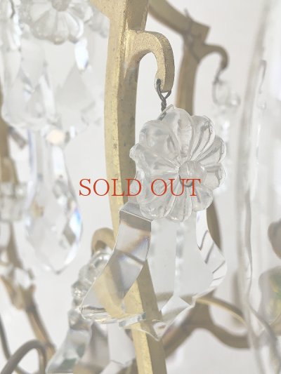 画像14: フランス 小振りでかわいい ４灯シャンデリア