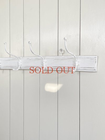 画像4: 6連ホワイト コートフック