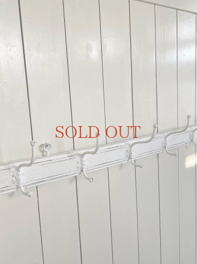 画像9: 6連ホワイト コートフック