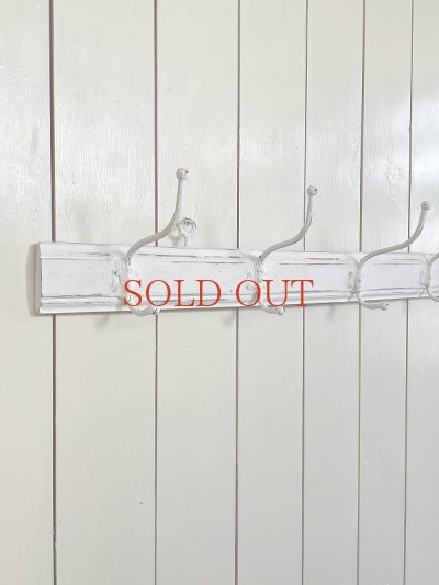 画像8: 6連ホワイト コートフック