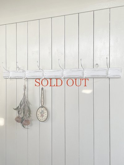 画像2: 6連ホワイト コートフック  40%OFF 