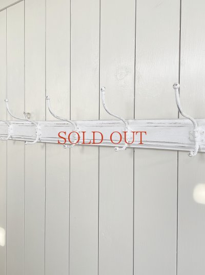 画像5: 6連ホワイト コートフック