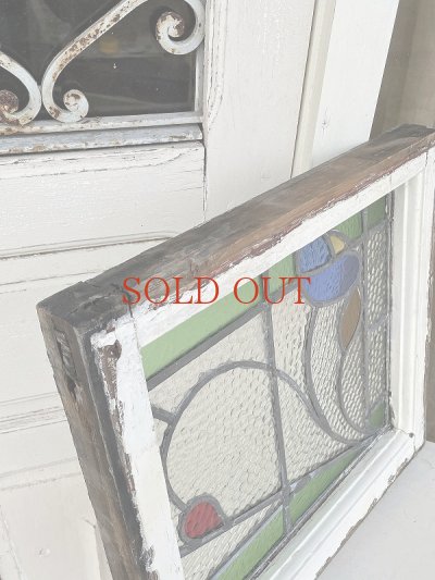 画像6: イギリス お花模様が素敵な ステンド