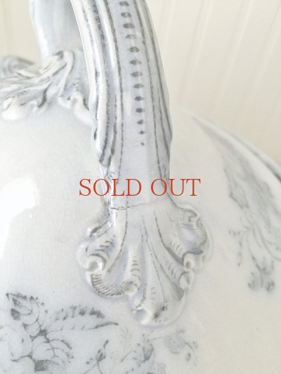 画像11: イギリス１８００年後期 薔薇の模様が素敵な スーピエール