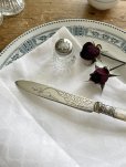 画像2: イギリス　シルバー＆マザーオブパール製ナイフ (2)