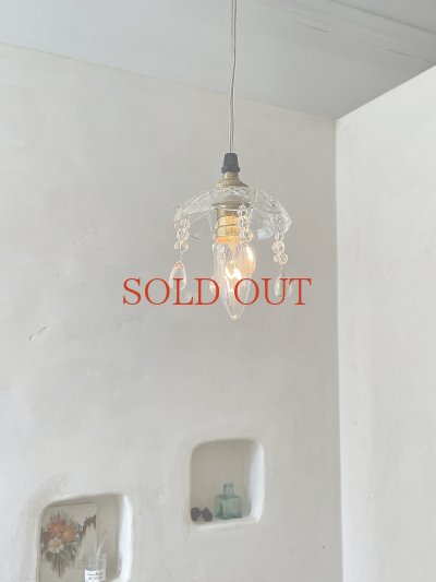 画像3: フランス 小さなガラスシャンデリア