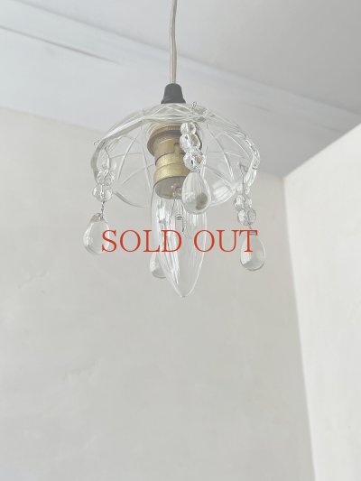 画像10: フランス 小さなガラスシャンデリア