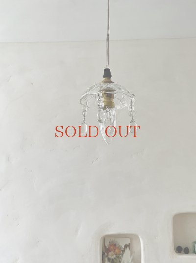 画像6: フランス 小さなガラスシャンデリア