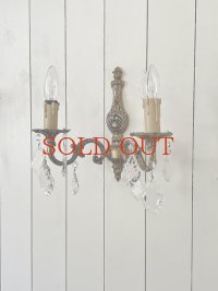 フランス ガラスドロップ ウォールライト  30%OFF 