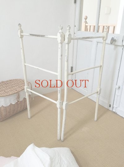 画像5: フランス 折りたたみ式 タオルレール