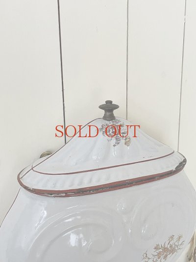 画像7: フランス ホーロー製ウォータータンク＆ベイスン