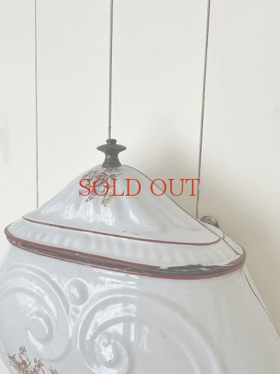 画像5: フランス ホーロー製ウォータータンク＆ベイスン