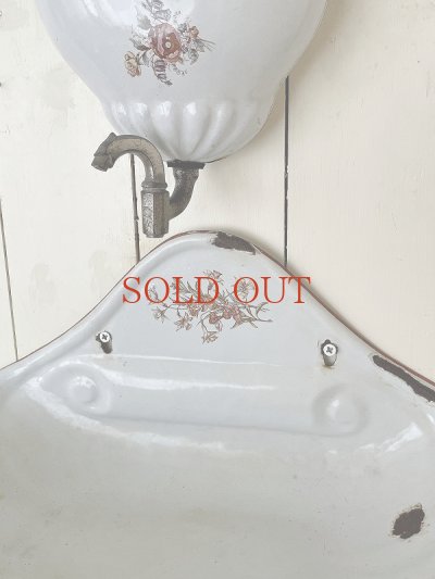 画像4: フランス ホーロー製ウォータータンク＆ベイスン