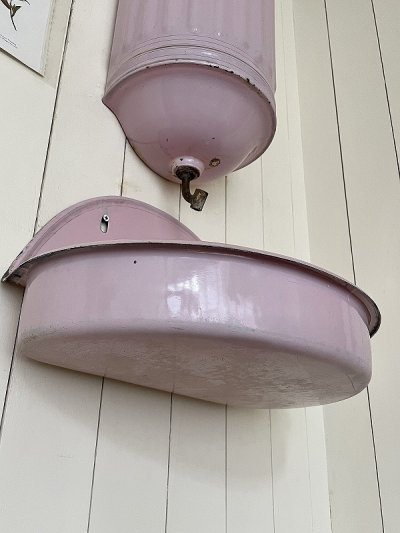 画像13: フランスホーロー製 ウォータータンク＆ベイスン   30%OFF 