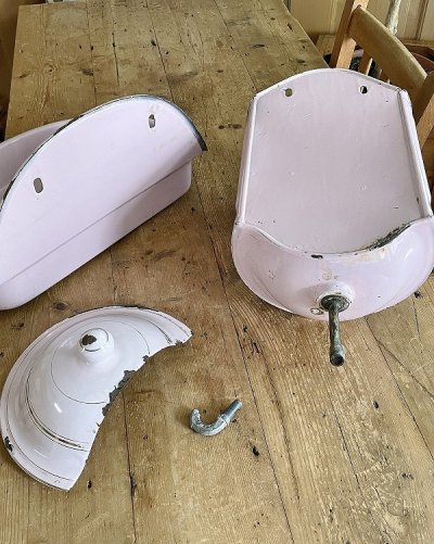 画像14: フランスホーロー製 ウォータータンク＆ベイスン   30%OFF 