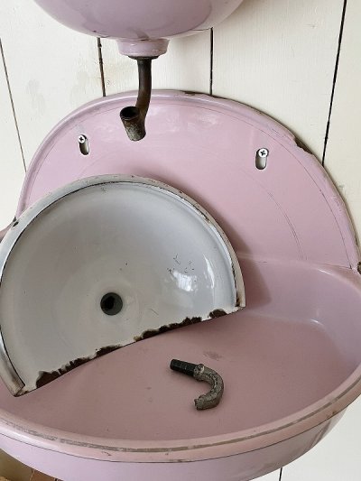 画像12: フランスホーロー製 ウォータータンク＆ベイスン   30%OFF 