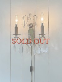 フランス ガラスドロップ ウォールライト  40%OFF 