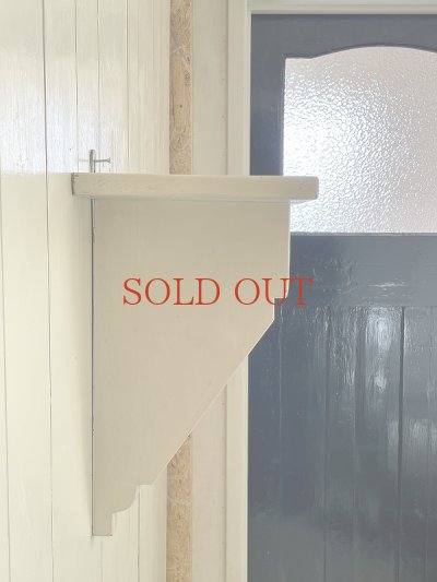 画像5: フランス クリーム色のオリジナルペイントが かわいい不思議なシェルフ