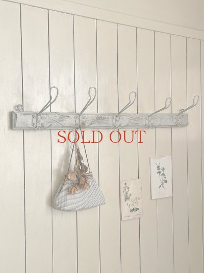 画像2: ダブルフック5連 ホワイトコートフック  30%OFF 