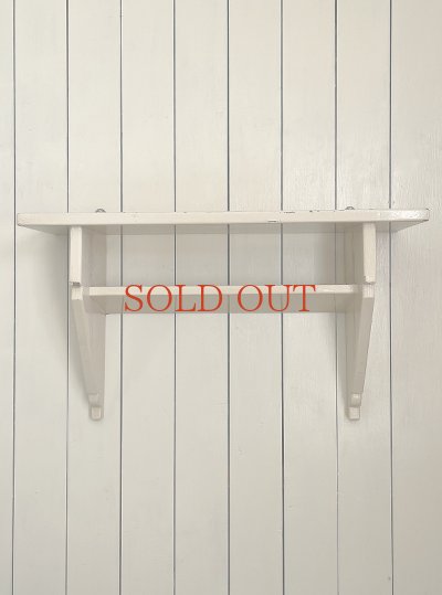 画像6: フランス クリーム色のオリジナルペイントが かわいい不思議なシェルフ