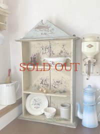 フランス 形がかわいい シャビーシェルフ  40%OFF 