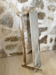 画像11: フランス シャビーな木製 ホワイトシェルフ