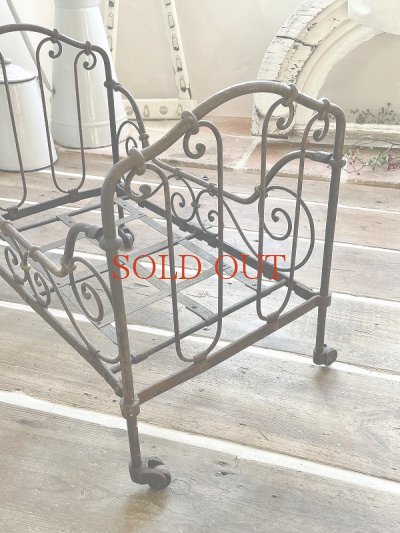 画像11: フランス アイアンドールベッド