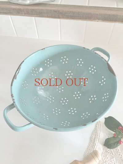 画像4: フランス 色が素敵な ホーロー製コランダー