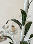 画像15: フランス ユリのお花がかわいい アイアンシャンデリア