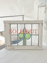 イギリス お花がかわいいステンド  50%OFF 