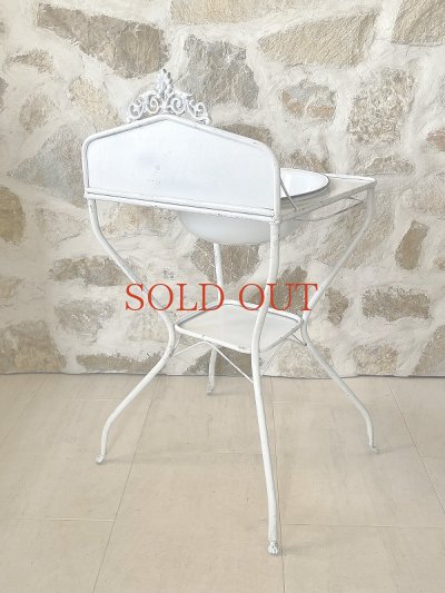 画像11: イギリス ベイスン付きアイアン製 ウォッシュスタンド