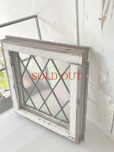 画像2: イギリス パステルカラーが 素敵なステンド  50%OFF 