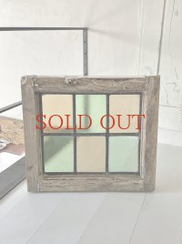 イギリス パステルカラーが かわいい小さなステンド  40%OFF 