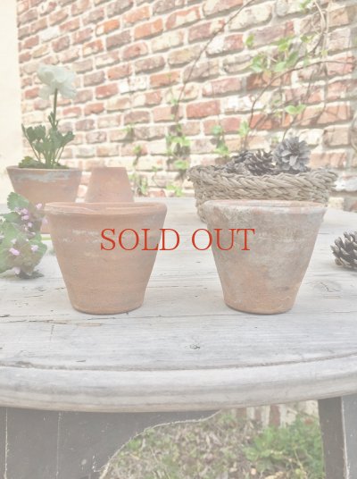 画像3: イギリス オールドテラコッタ製 ポット2個セット