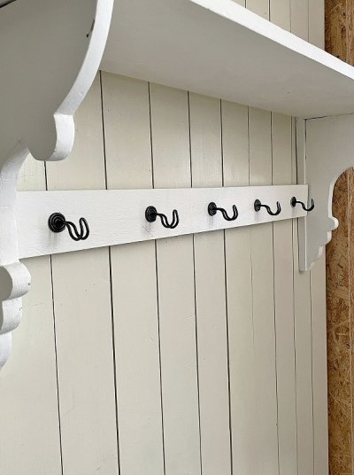 画像5: サイドのデザインが かわいい木製シェルフ   30%OFF 