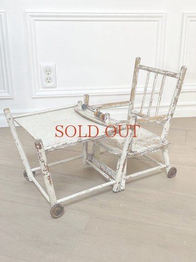 画像3: フランス シャビーでかわいい ドールチェア
