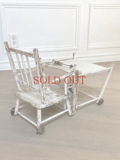 画像6: フランス シャビーでかわいい ドールチェア