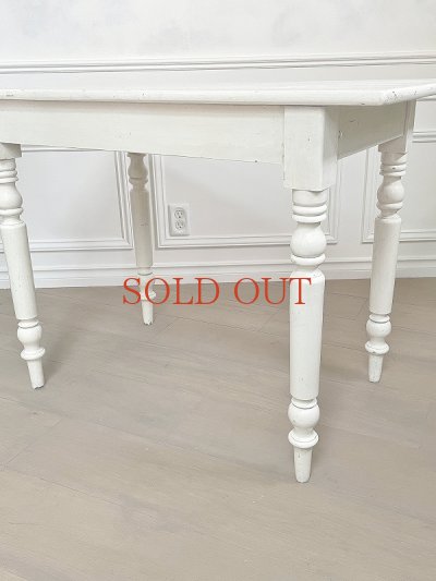 画像7: フランスらしい素敵な ホワイトテーブル