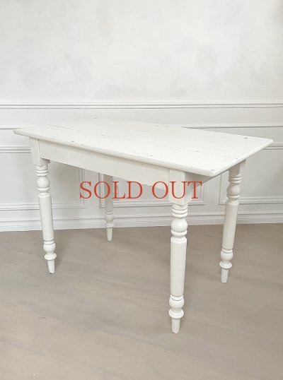 画像12: フランスらしい素敵な ホワイトテーブル
