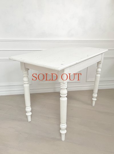 画像9: フランスらしい素敵な ホワイトテーブル